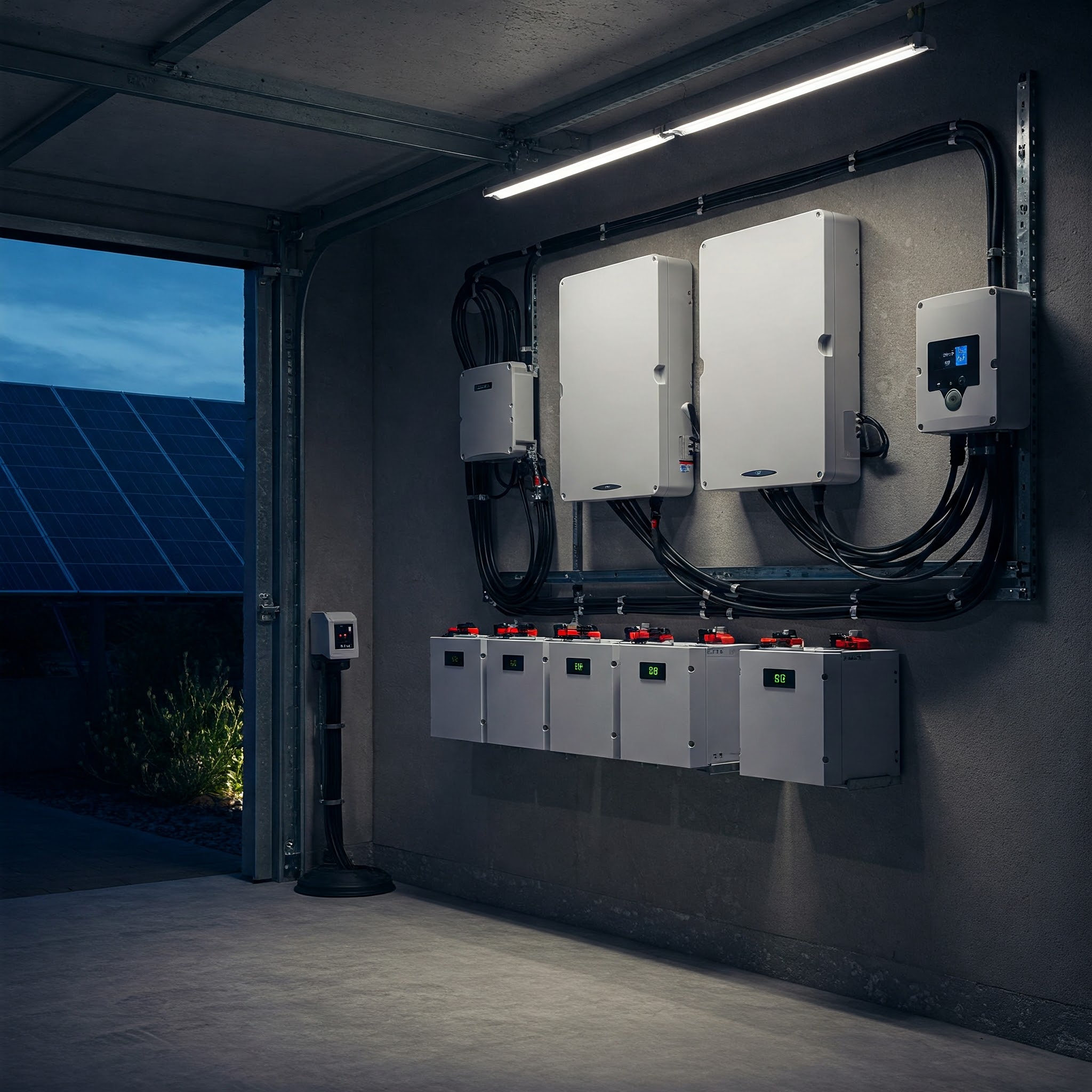 Baterías solares para acumulación