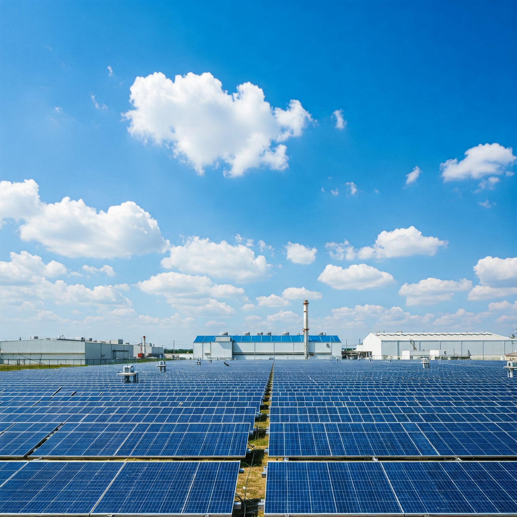 Instalación solar industrial