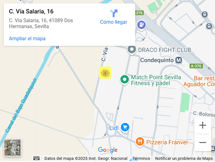 Mapa de ubicación de MAX SOLAR en Dos Hermanas