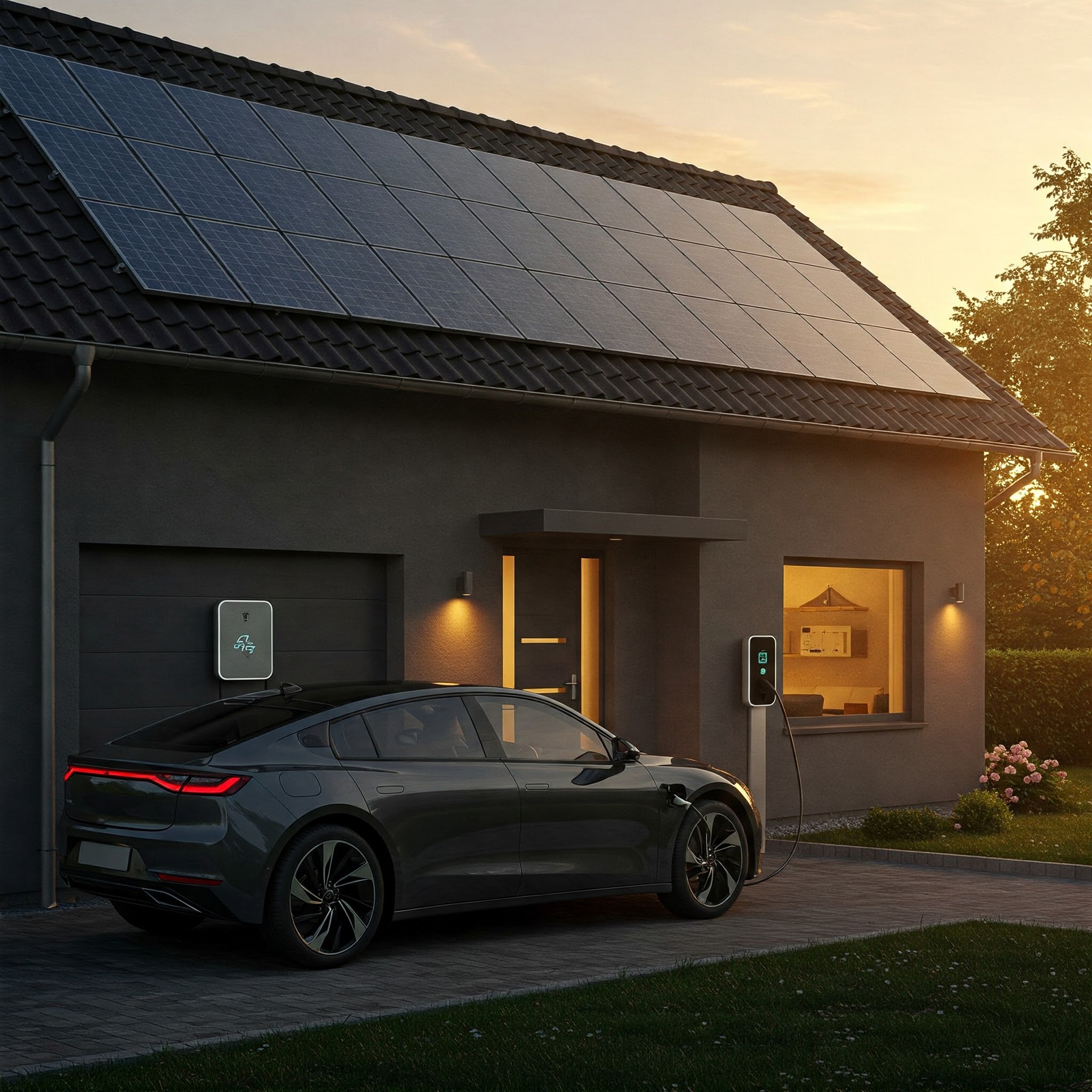 Punto de recarga de vehículo eléctrico